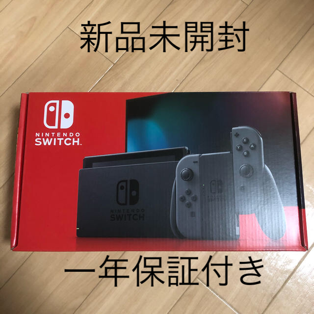 Nintendo Switch(ニンテンドースイッチ)のswitch グレー エンタメ/ホビーのゲームソフト/ゲーム機本体(家庭用ゲーム機本体)の商品写真
