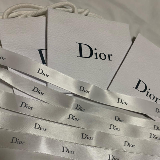 Dior(ディオール)のDior ショッパー　リボン レディースのバッグ(ショップ袋)の商品写真