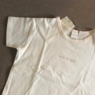 フタフタ(futafuta)のテータテート 半袖 Tシャツ 95cm オフホワイト(Tシャツ/カットソー)