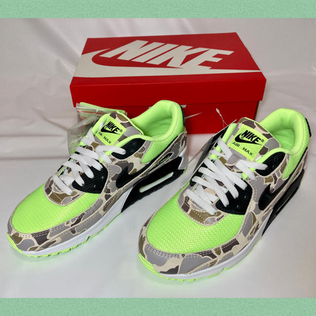 NIKE(ナイキ)のNIKE AIR MAX 90 エア マックス GREEN CAMO 28.5 メンズの靴/シューズ(スニーカー)の商品写真