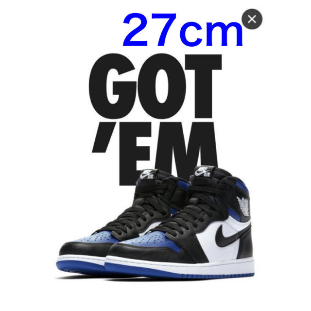 NIKE AIR JORDAN 1 HIGH ROYAL TOEエアジョーダン1ロイヤル