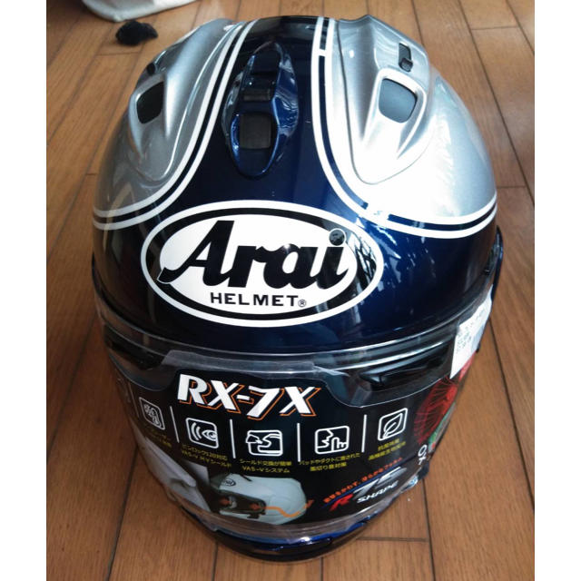 自動車/バイク新品　Arai HELMET RX-7X スペンサー40th アライ　ヘルメット