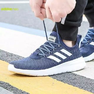 アディダス(adidas)の定6899円限定!アディダス.アディレーサー高性能スニーカー新品最安値!紺白(スニーカー)