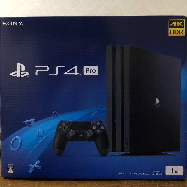 【新品未開封・保証書付】PS4 Pro ブラック 1TB