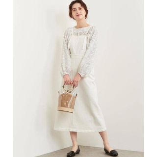 ユナイテッドアローズグリーンレーベルリラクシング(UNITED ARROWS green label relaxing)の本日限定値下げ グリーンレーベルリラクシング　サロペット　スカート(サロペット/オーバーオール)