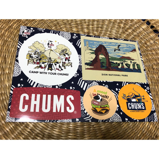 CHUMS(チャムス)のCHUMSのステッカー ハンドメイドの文具/ステーショナリー(しおり/ステッカー)の商品写真