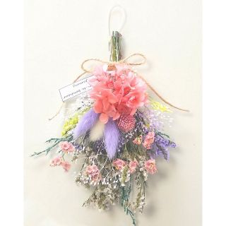 ajisai mini swag(candy color)(ドライフラワー)