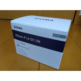 シグマ(SIGMA)の新品　SIGMA シグマ 30mm F1.4 DC DN ソニー　プロテクタ付き(レンズ(単焦点))