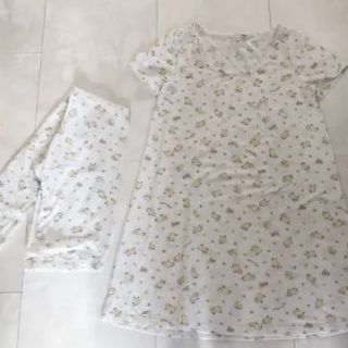 ジェラートピケ(gelato pique)のジェラピケ♡Tシャツワンピ&レギンス(ルームウェア)