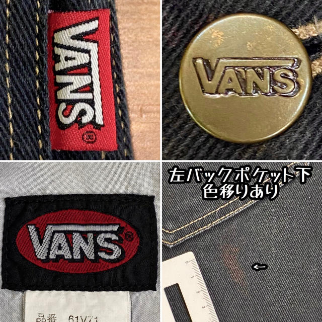 VANS(ヴァンズ)のVANS バンズ デニムショーツ ブラックデニム ハーフパンツ メンズのパンツ(デニム/ジーンズ)の商品写真