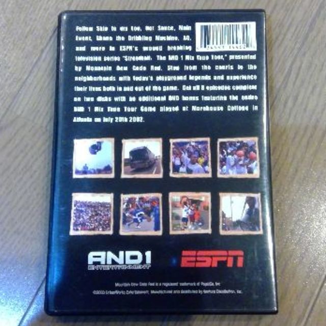 AND1 Mixtape Tour DVD STREETBALL エンタメ/ホビーのDVD/ブルーレイ(スポーツ/フィットネス)の商品写真