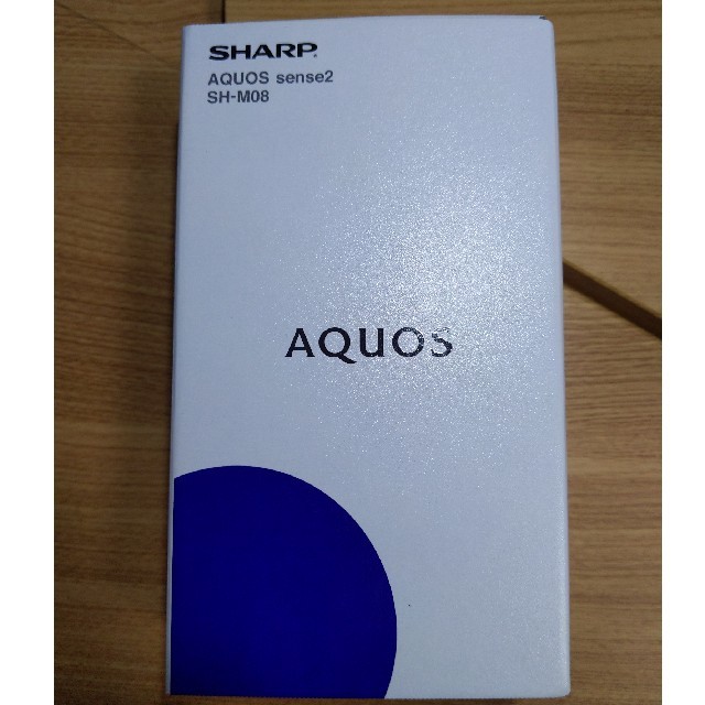 サイズも SHARP SHARP AQUOS sense2 SH-M08 ホワイト SIMフリーの通販