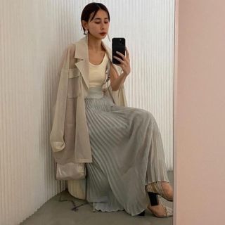 アメリヴィンテージ(Ameri VINTAGE)の【新品】AMERI 3WAY PLEATS SKIRT(ロングスカート)