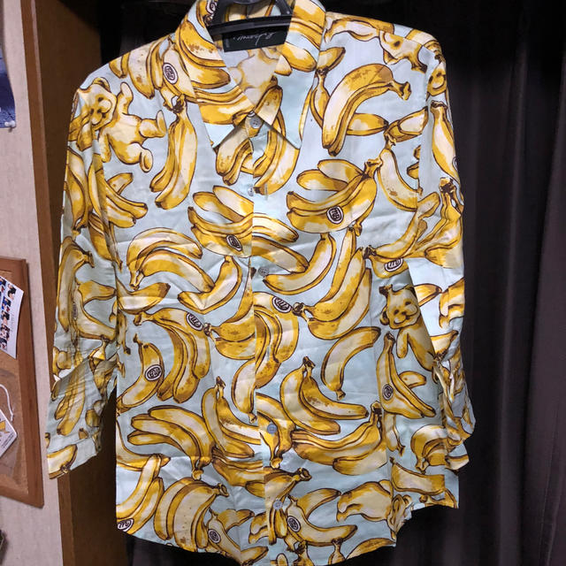 MILKBOY(ミルクボーイ)のmiroku様専用　MILKBOY banana 7分袖シャツ バナナ メンズのトップス(シャツ)の商品写真