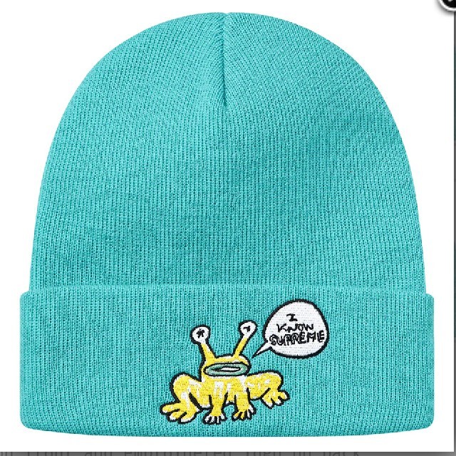 Supreme(シュプリーム)のSupreme Daniel Johnston Beanie ターコイズ新品 メンズの帽子(ニット帽/ビーニー)の商品写真