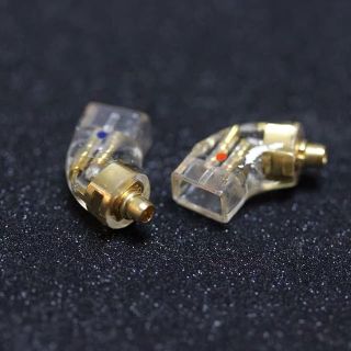 在庫あり　カスタムIEM2 ピン → MMCX変換アダプター(ヘッドフォン/イヤフォン)