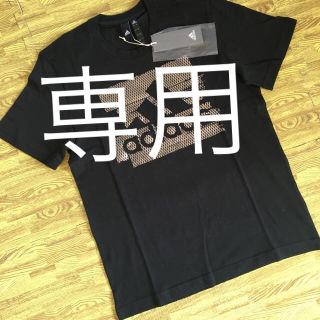 アディダス(adidas)のみゆき様専用　2着　Tシャツ　サイズL   ブラックxシルバー(Tシャツ/カットソー(半袖/袖なし))