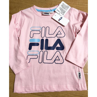 フィラ(FILA)の新品 FILA 長袖 Tシャツ ロンT 95cm 綿100%(Tシャツ/カットソー)