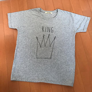 ブランバスク(blanc basque)のブランバスク　グレー王冠Tシャツ(Tシャツ(半袖/袖なし))