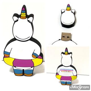 USB 16GB 非売品★未使用　ユニコーン　キャラクターUSB(PC周辺機器)