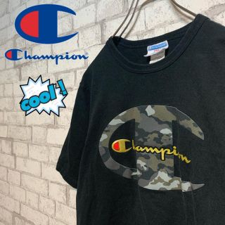 チャンピオン(Champion)の【迷彩ビッグロゴ♪】CHAMPION チャンピオン/Tシャツ ホンジュラス製(Tシャツ/カットソー(半袖/袖なし))