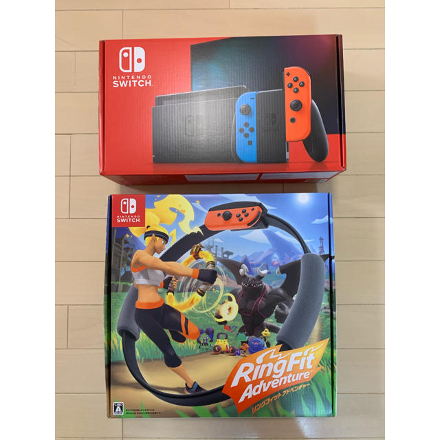 限定販売】 Nintendo Switch - スイッチ ネオン 本体 リングフィット