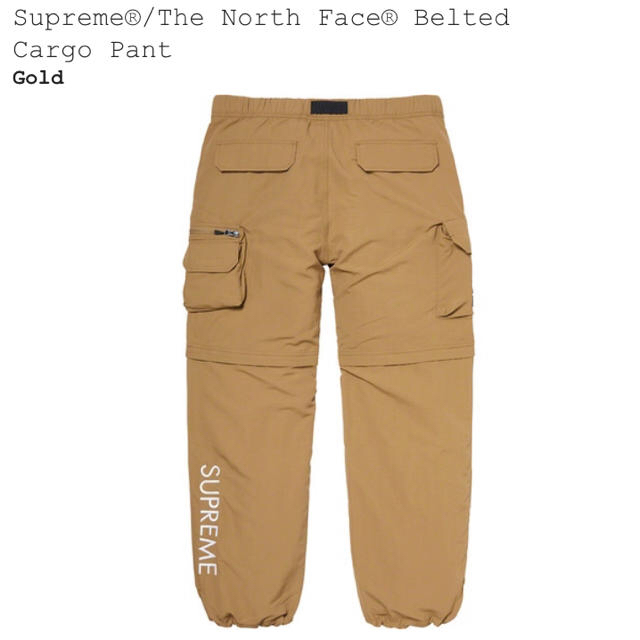 Supreme(シュプリーム)のS Supreme North Face Belted Cargo Pant メンズのパンツ(ワークパンツ/カーゴパンツ)の商品写真