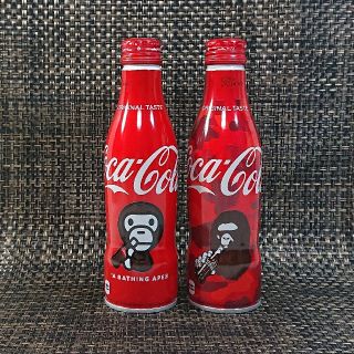 アベイシングエイプ(A BATHING APE)の2本セット A BATHING APE × Coca cola 250ml (その他)