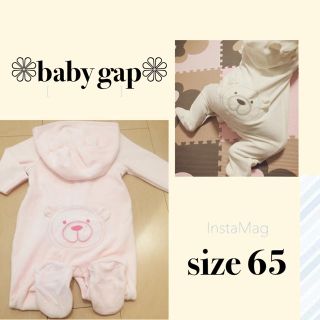 ベビーギャップ(babyGAP)の新品・size65❁ベロア地カバーオール(カバーオール)