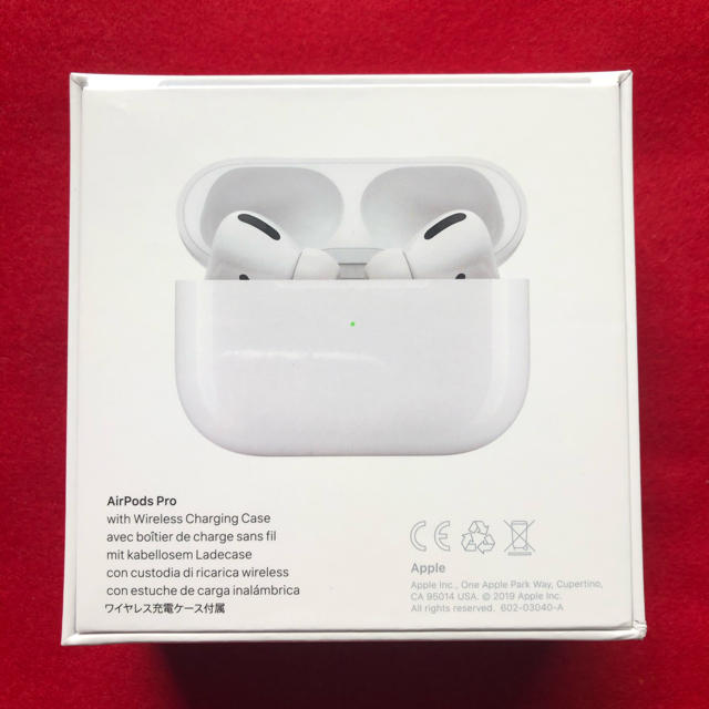 Apple(アップル)のApple AirPods Pro MWP22J/A 新品未開封 スマホ/家電/カメラのオーディオ機器(ヘッドフォン/イヤフォン)の商品写真