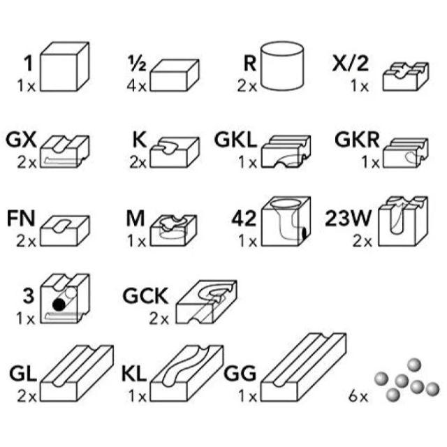 キュボロ クゴリーノスタート 美品 送料込み キッズ/ベビー/マタニティのおもちゃ(積み木/ブロック)の商品写真