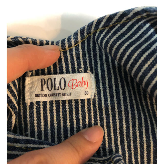 POLO RALPH LAUREN(ポロラルフローレン)のPOLO オーバーオール　80サイズ キッズ/ベビー/マタニティのベビー服(~85cm)(パンツ)の商品写真