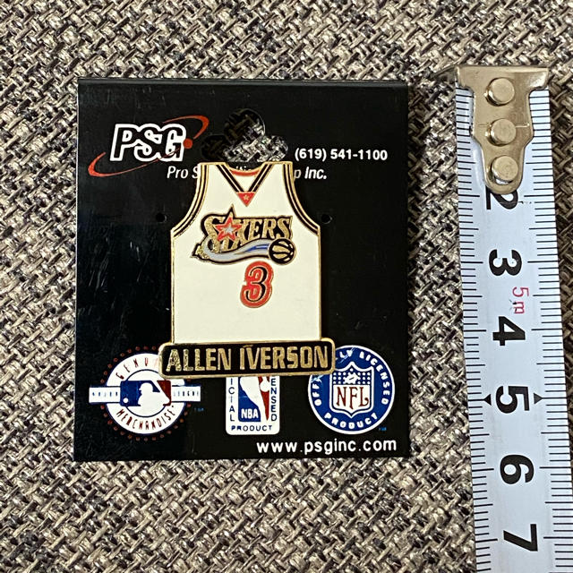 アレンアイバーソン ピンバッジ NBA 76ersの通販 by たんわ's shop|ラクマ