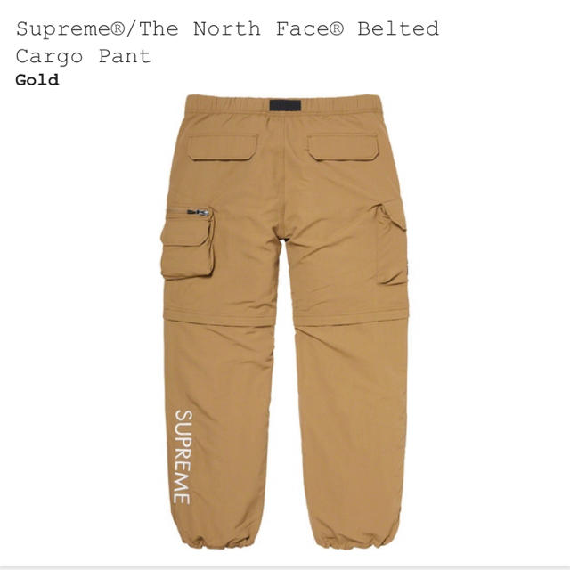 Supreme North Face Belted Cargo Pant M 2