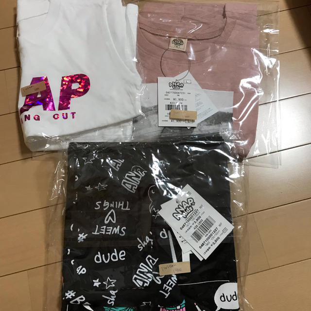 ANAP Kids(アナップキッズ)のニョロちゃん キッズ/ベビー/マタニティのキッズ服女の子用(90cm~)(Tシャツ/カットソー)の商品写真