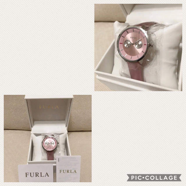 Furla(フルラ)のnanami様新品★FURLA 定価31,900円 メトロポリス 腕時計 ピンク レディースのファッション小物(腕時計)の商品写真