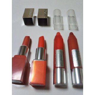 クリニーク(CLINIQUE)の新品　クリニーク　リップ（ミニ）×2　チャピーステック（ミニ）×2　送料無料(口紅)