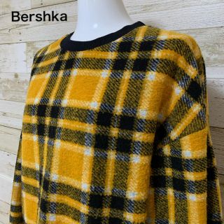 ベルシュカ(Bershka)の〈激レア〉Bershka ベルシュカ♥ニット チェック イエロー(ニット/セーター)