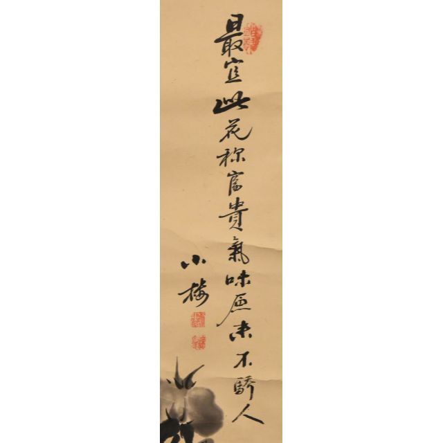 美術品/アンティーク亀寿図 手巻き画絵巻 在銘 画軸 紙本 書軸 お寺 肉筆 立軸 WWKK152