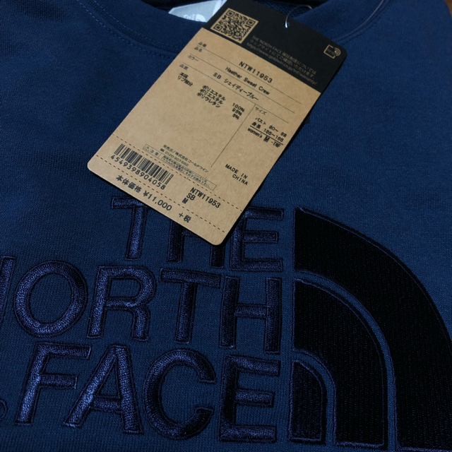 THE NORTH FACE(ザノースフェイス)のTHE NORTH FACEノースフェイス トレーナー ヘザースウェットクルーM レディースのトップス(トレーナー/スウェット)の商品写真