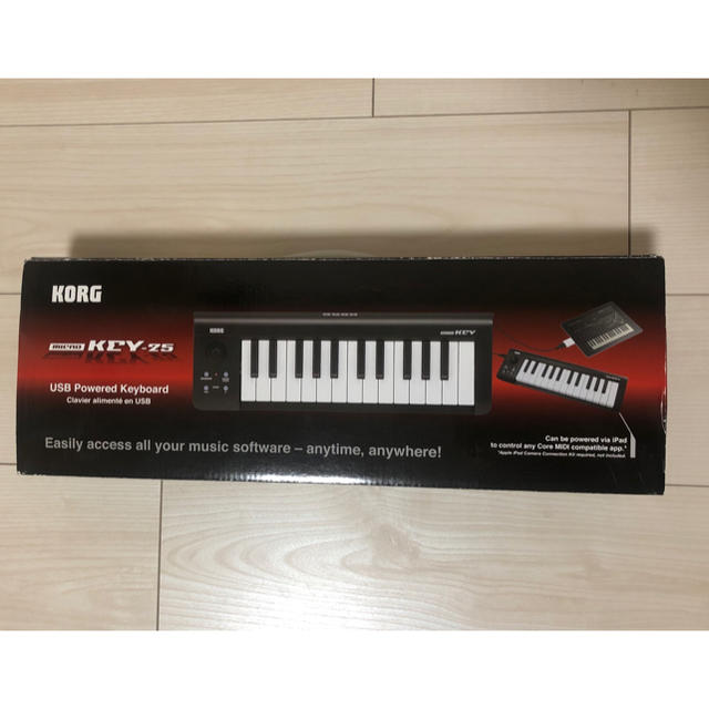 KORG(コルグ)のKORG USB MIDIキーボード　microKEY-25 楽器のDTM/DAW(MIDIコントローラー)の商品写真