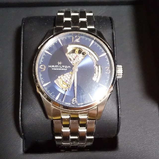 Hamilton(ハミルトン)のハミルトン HAMILTON ジャズマスター オープンハート  ブルー メンズの時計(腕時計(アナログ))の商品写真