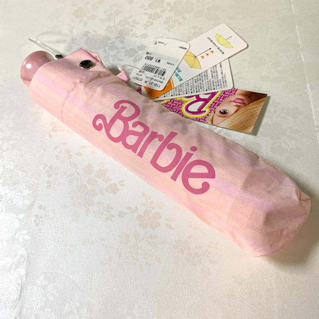 Barbie(バービー)のバービーちゃん　子供用折り畳み傘　55cm キッズ/ベビー/マタニティのこども用ファッション小物(傘)の商品写真