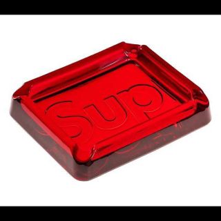 シュプリーム(Supreme)のsupreme Debossed Glass Ashtray RED 灰皿(灰皿)