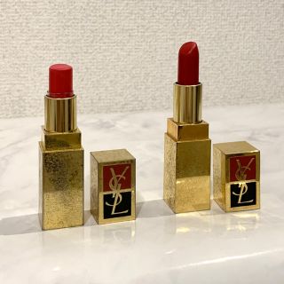 イヴサンローランボーテ(Yves Saint Laurent Beaute)のYSL イブサンローラン　2本　リップスティック　ルージュ　赤　レッドルージュ(口紅)