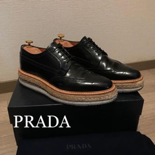 PRADA - prada エスパドリーユ 黒 サイズ6.5の通販 by mei｜プラダなら