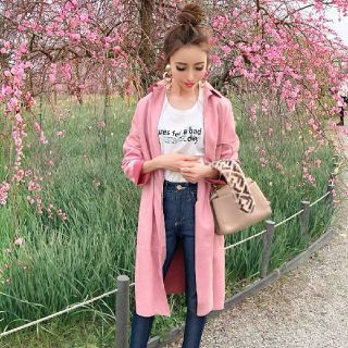 ZARA スプリングコート PINK