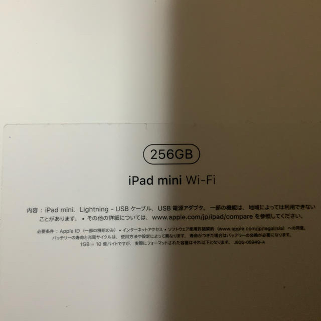 美品　iPad mini 7.9インチ 第5世代 Wi-Fi 256GB