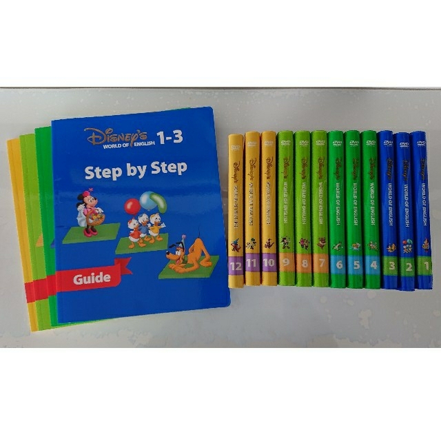 ディズニー英語 ワールドファミリー StepbyStep 特売 9800円引き