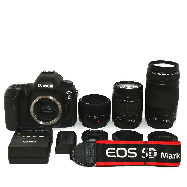 新作モデル Canon - 【Canon】 標準＆望遠＆単焦点♡EOS 5D MarkⅣ